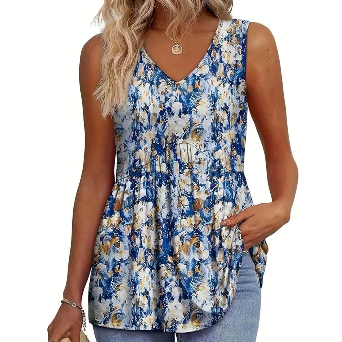 Diana™ - Sleeveless Casual Top
