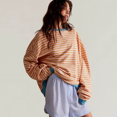 Dominique™ - Oversized Striped Comfort Sweater