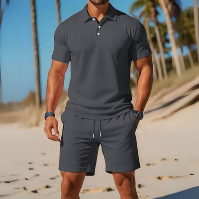 Douglas™ – Breezy Polo And Shorts Set