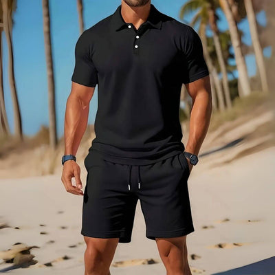 Douglas™ – Breezy Polo And Shorts Set