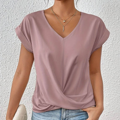 Dulce™ – Casual V-Neck T-shirt