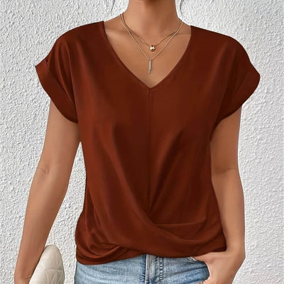 Dulce™ – Casual V-Neck T-shirt