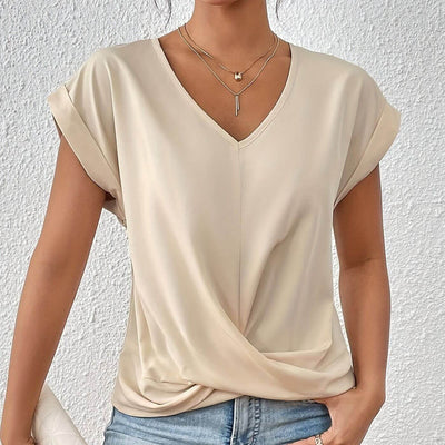Dulce™ – Casual V-Neck T-shirt