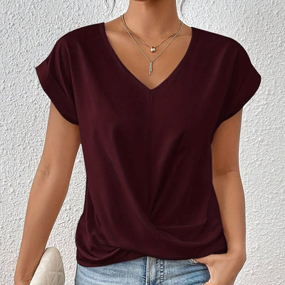 Dulce™ – Casual V-Neck T-shirt