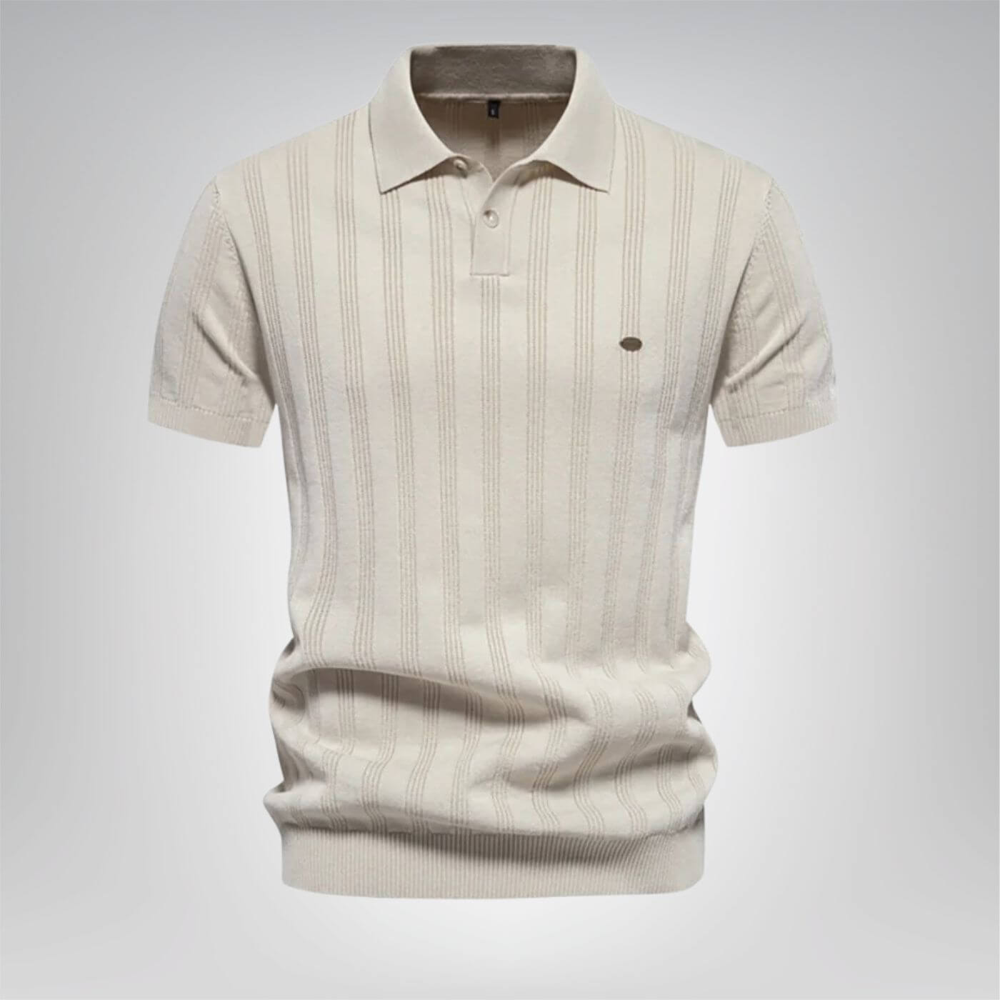 Emanuel™ - Ribbed Knit Comfortable Polo Shirt (1+1 FREE)