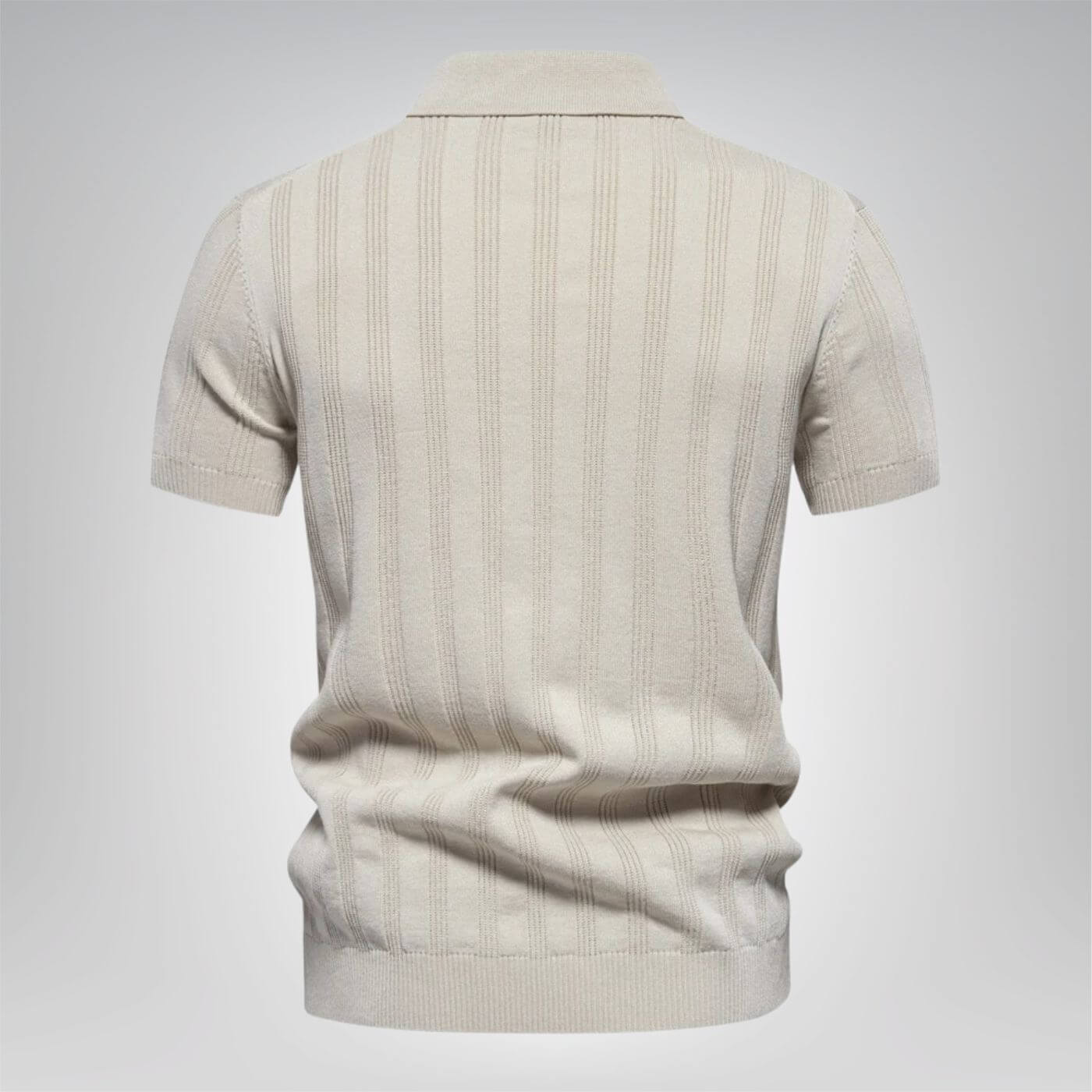 Emanuel™ - Ribbed Knit Comfortable Polo Shirt (1+1 FREE)