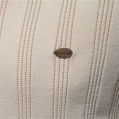 Emanuel™ - Ribbed Knit Comfortable Polo Shirt (1+1 FREE)
