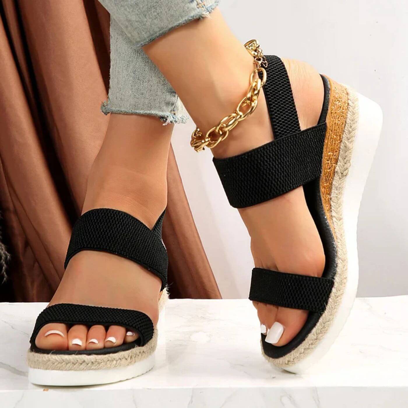 Everly™ – Ultimate Comfort Orthopedic Wedge Sandals