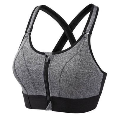 FitBra™ – Front Zipper Push-Up Sports Bra