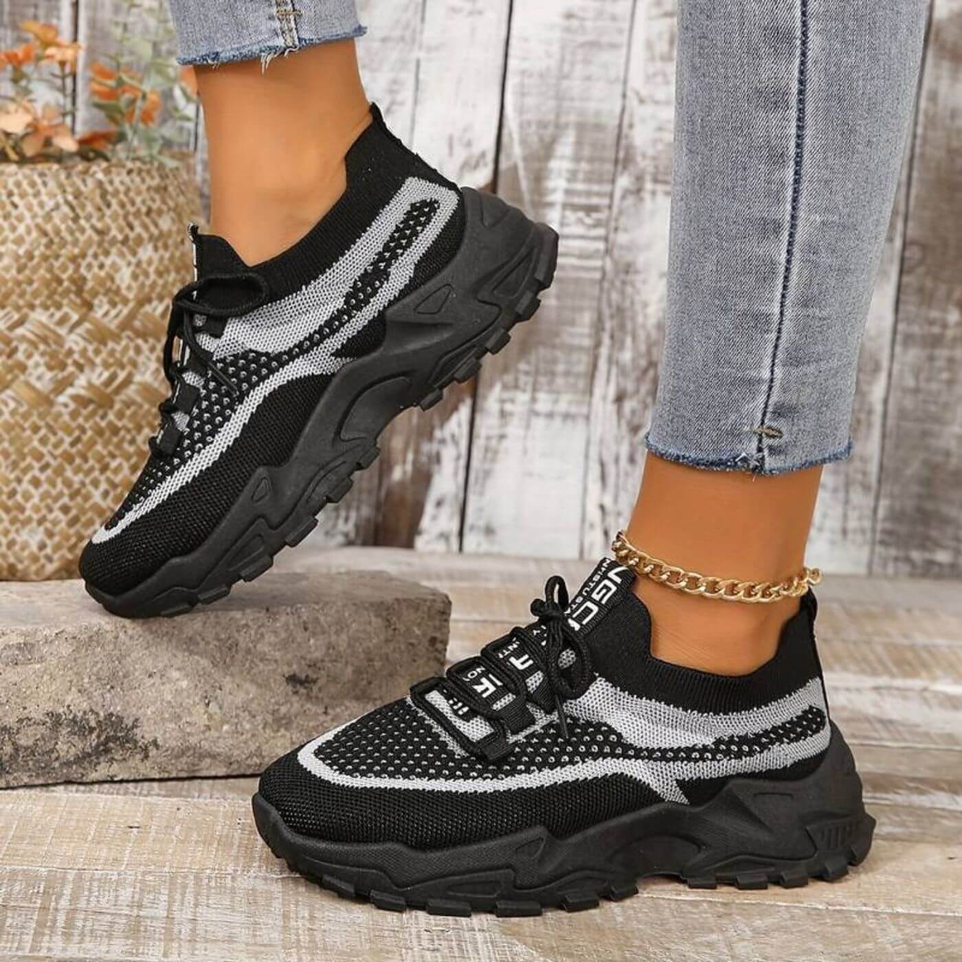 Hallie™ - Breathable Orthopedic Knit Sneakers