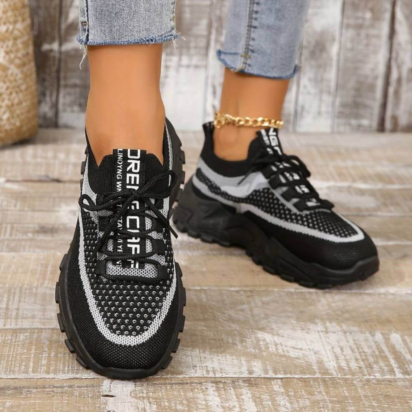 Hallie™ - Breathable Orthopedic Knit Sneakers
