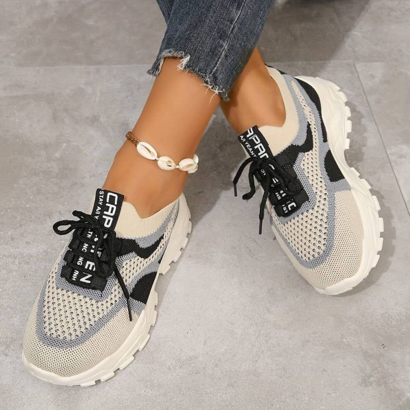 Hallie™ - Breathable Orthopedic Knit Sneakers