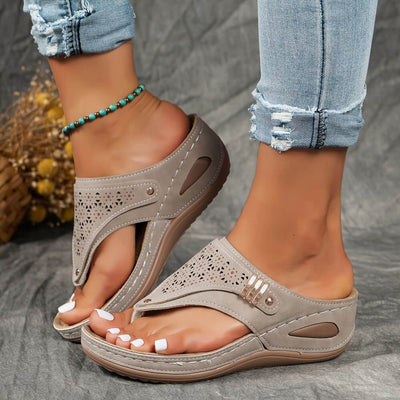 Hazel™ – Comfortable Orthopedic Wedge Sandals