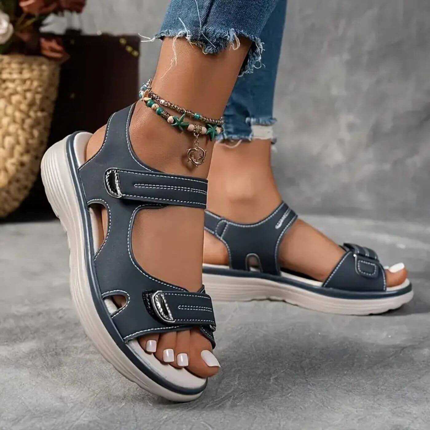 Jenna™ – Comfortable Orthopedic Wedge Sandals