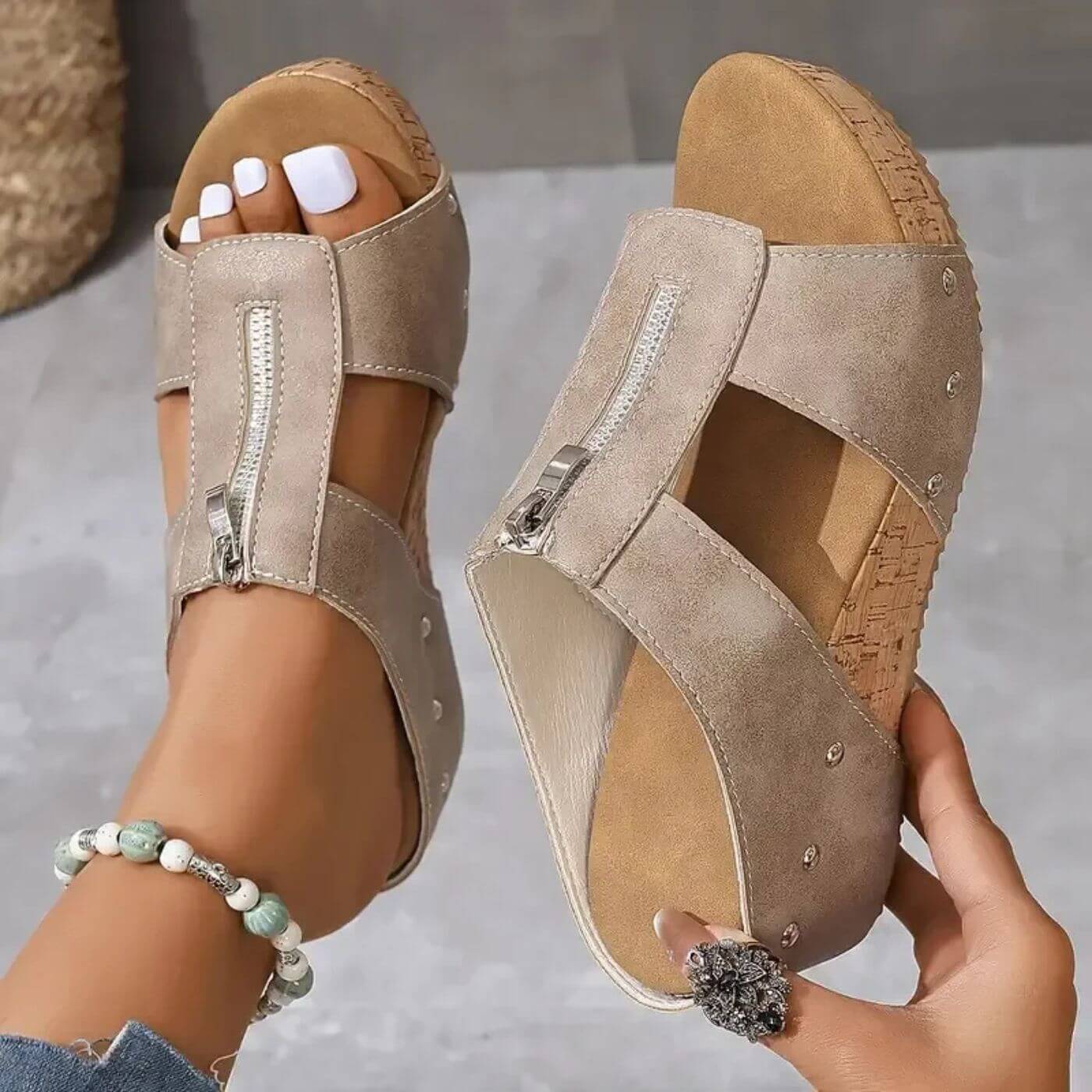 Kiana™ - Comfortable Open Toe Orthopedic Sandals