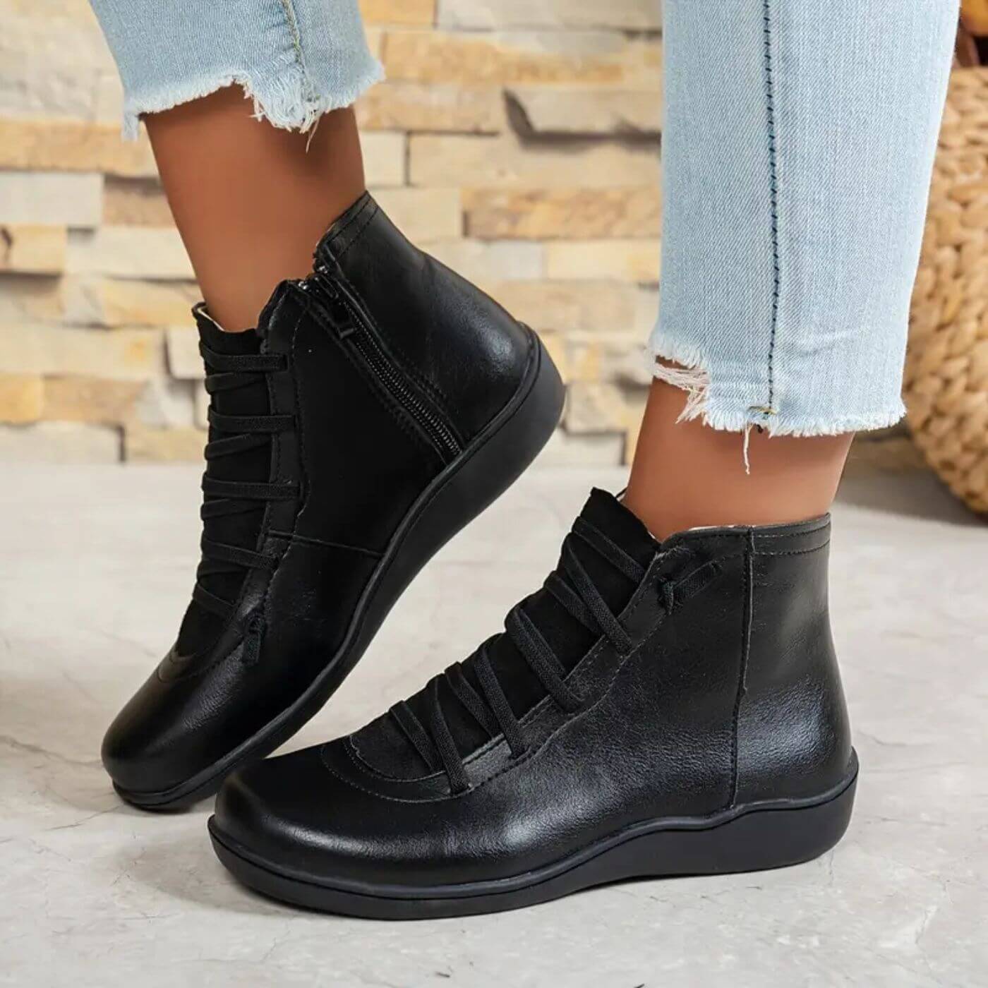 Kirsten™ – Stylish Comfort Ankle Boots