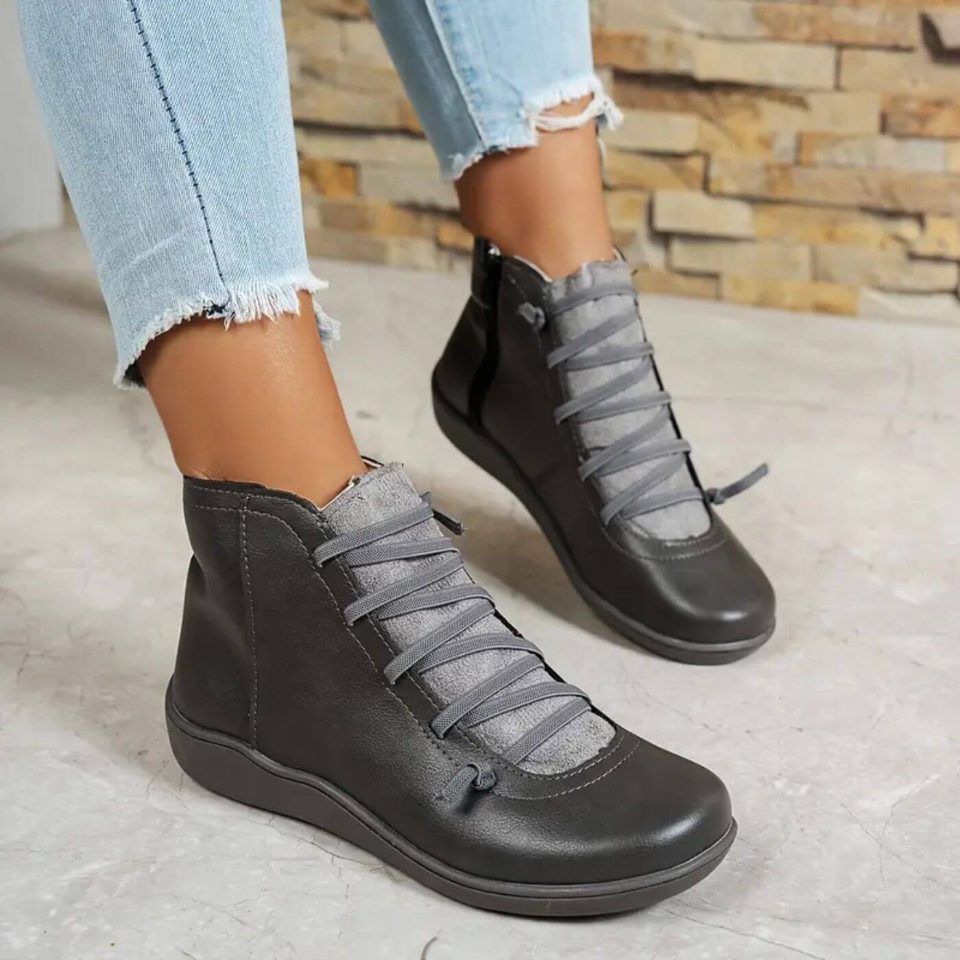 Kirsten™ – Stylish Comfort Ankle Boots