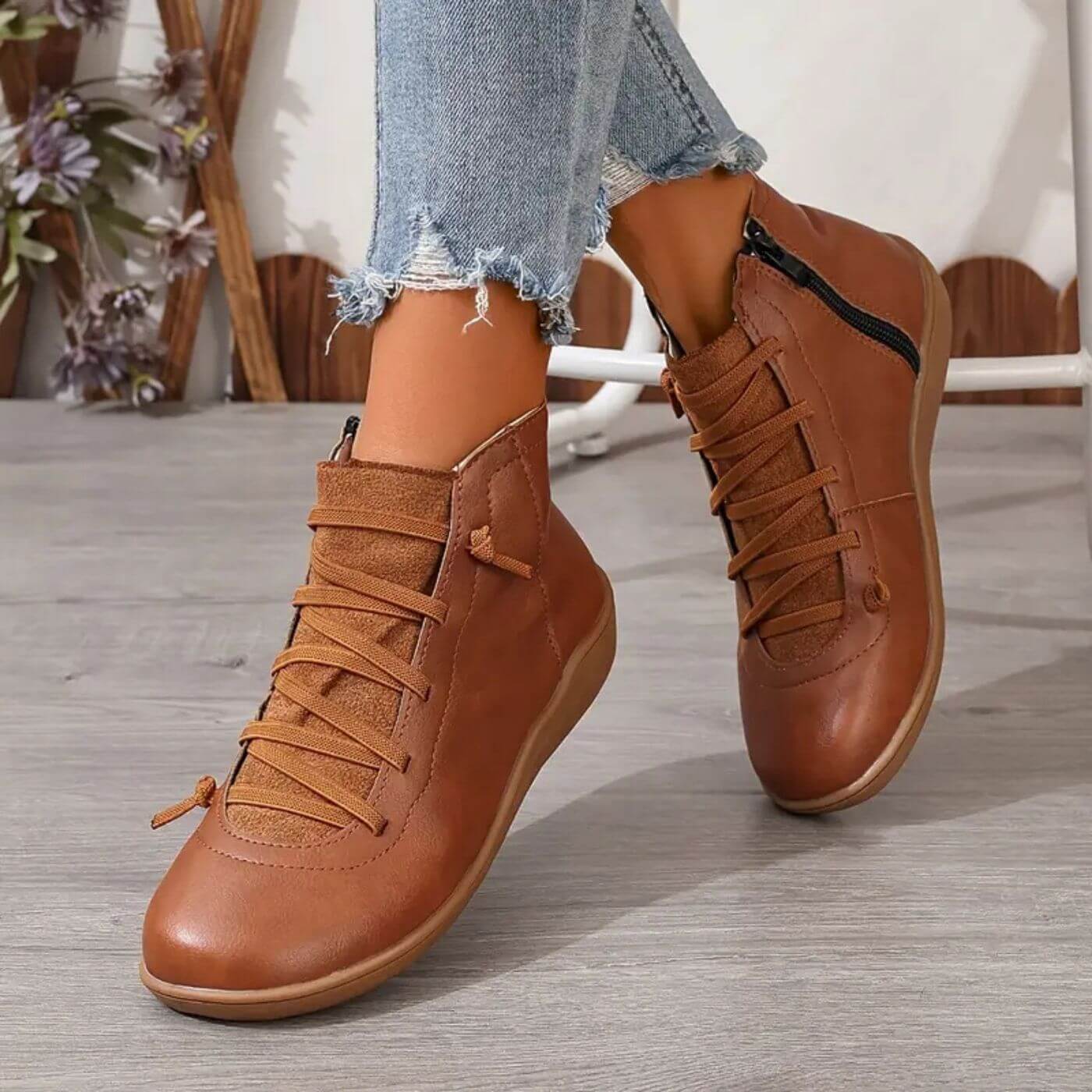 Kirsten™ – Stylish Comfort Ankle Boots