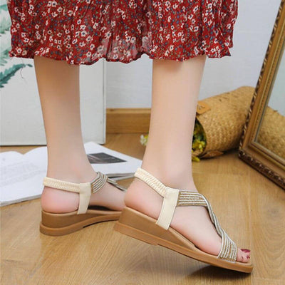 Kristen™ – Elegant Closed Toe Orthopedic Wedge Sandals