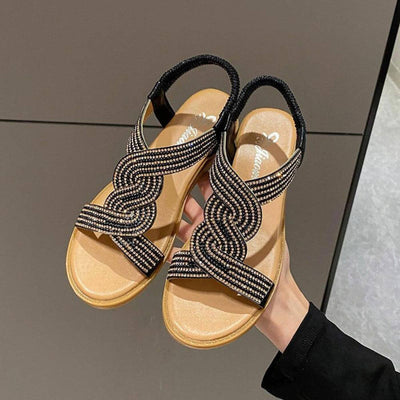 Kristen™ – Elegant Closed Toe Orthopedic Wedge Sandals