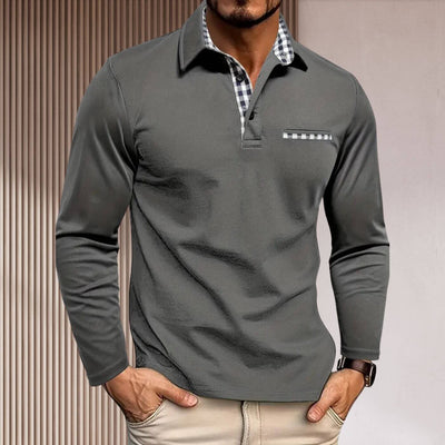 Kyle™ – Stylish Fitted Long Sleeve Shirt