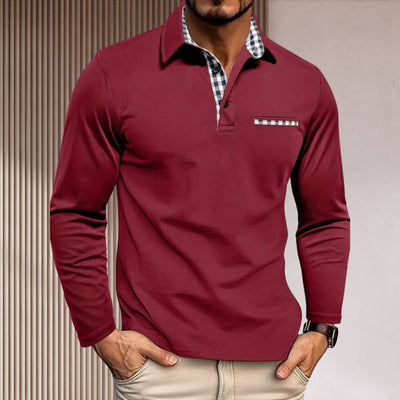 Kyle™ – Stylish Fitted Long Sleeve Shirt