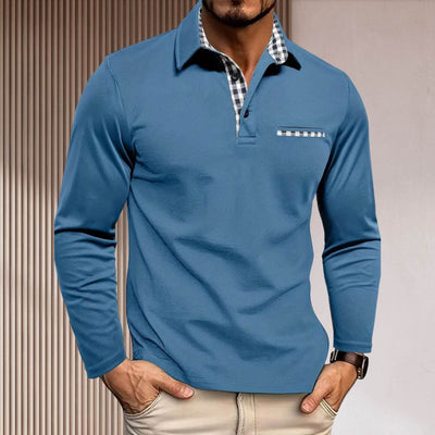 Kyle™ – Stylish Fitted Long Sleeve Shirt