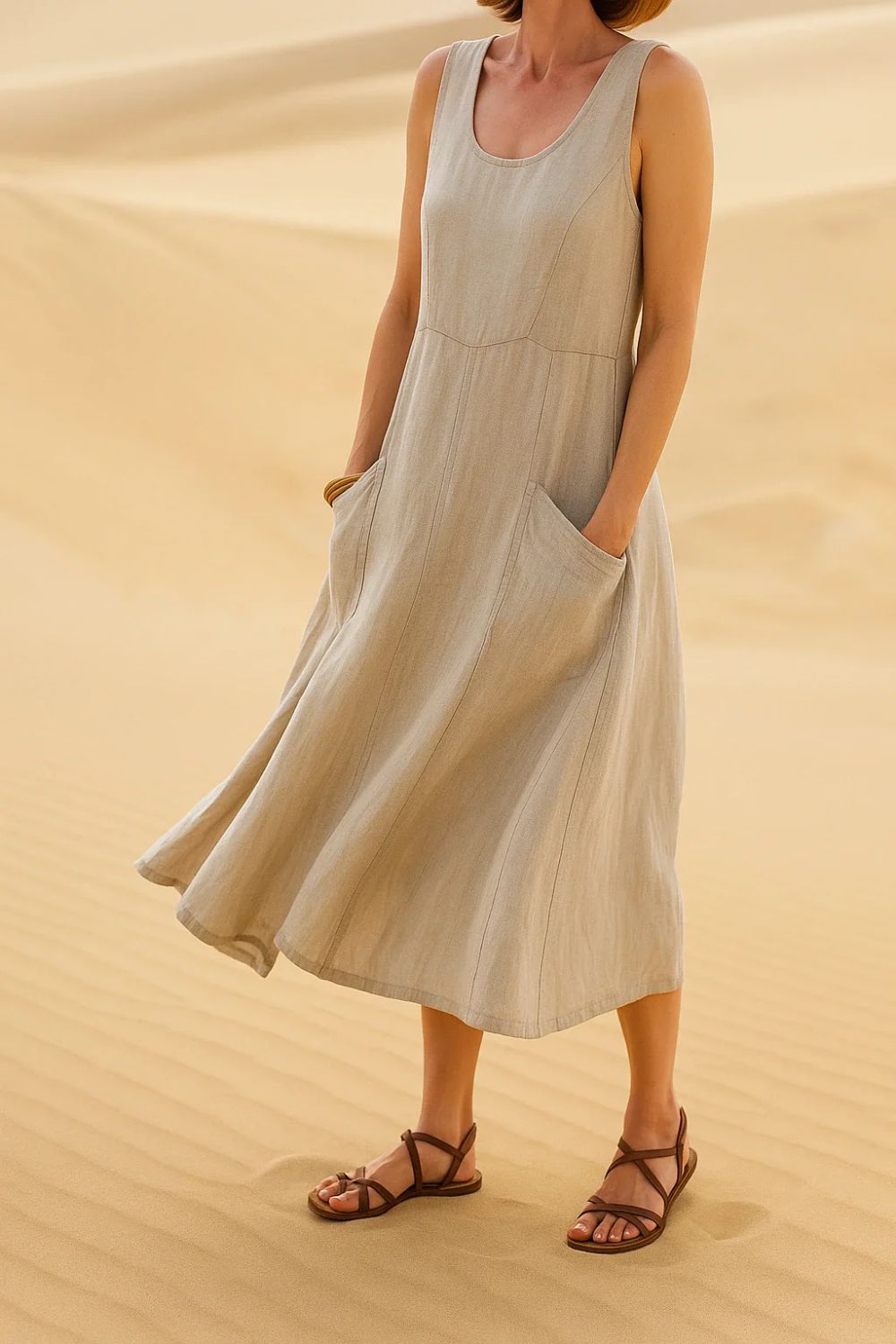 Lauren™ - Elegant Sleeveless Summer Dress