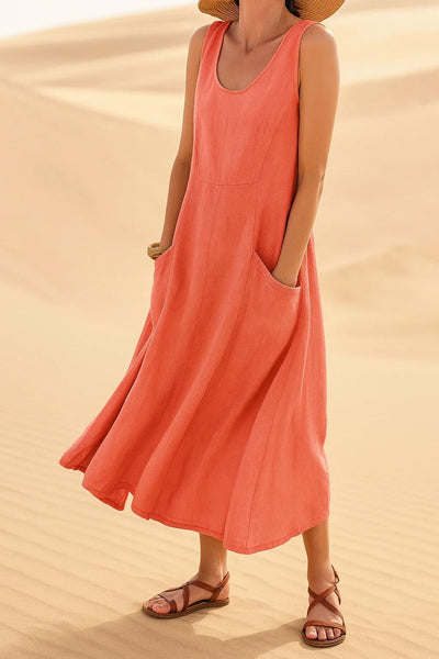 Lauren™ - Elegant Sleeveless Summer Dress