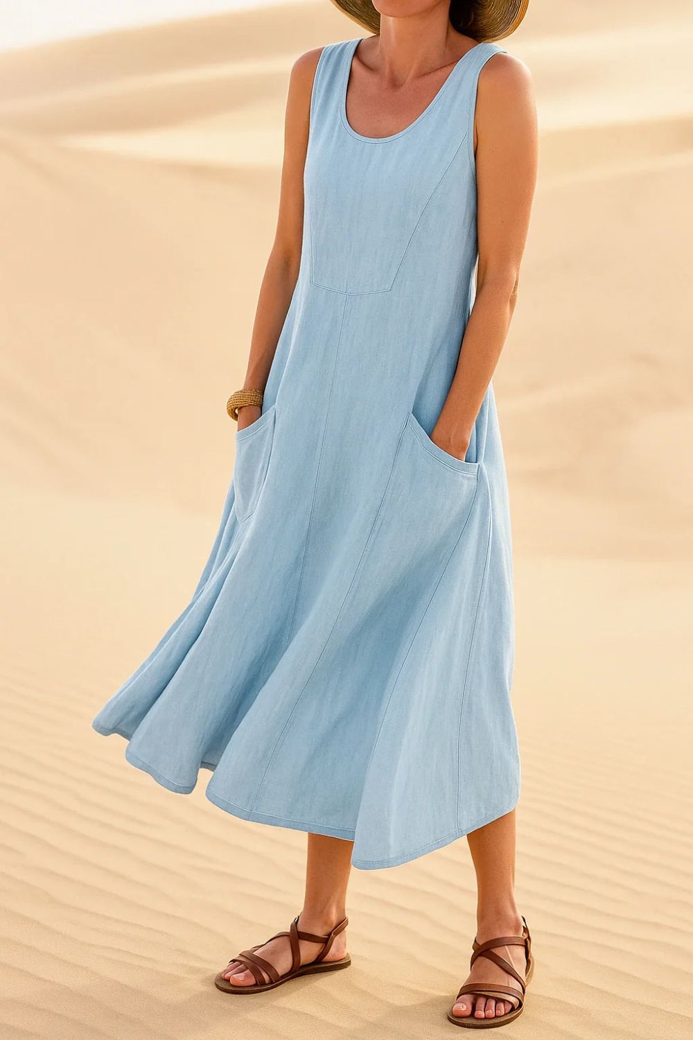 Lauren™ - Elegant Sleeveless Summer Dress