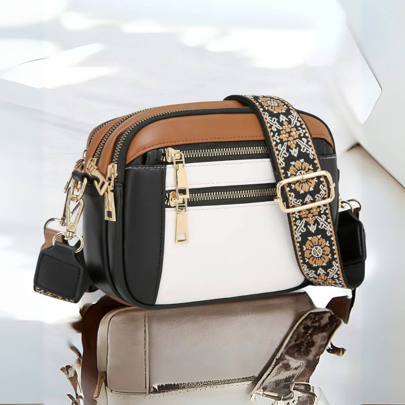 Mariah™ – Elegant Multi Compartments Crossbody Bag