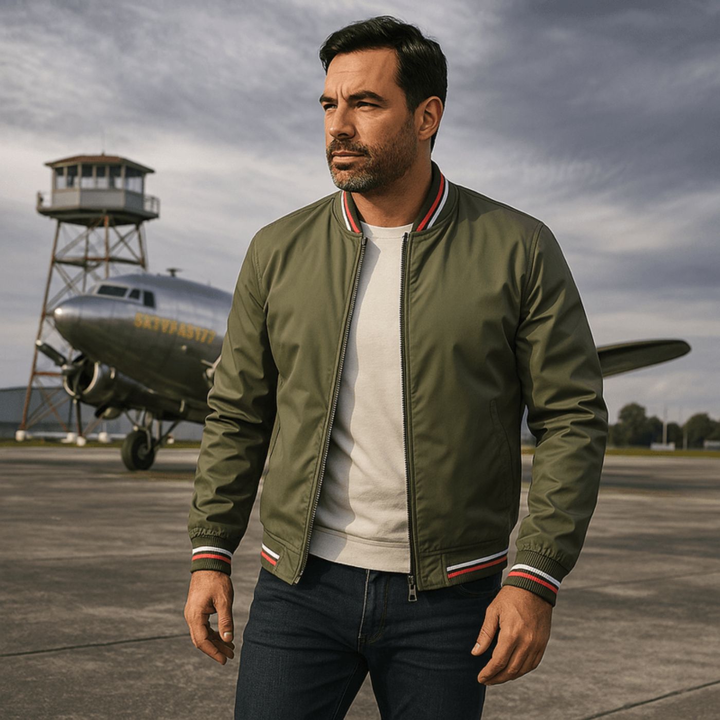Marvin™ – Lightweight Windbreaker Zip-Up Jacket