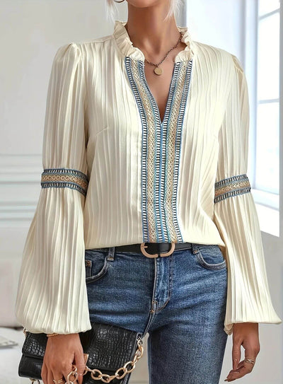 McKenna™ – Elegant Long Sleeve Blouse