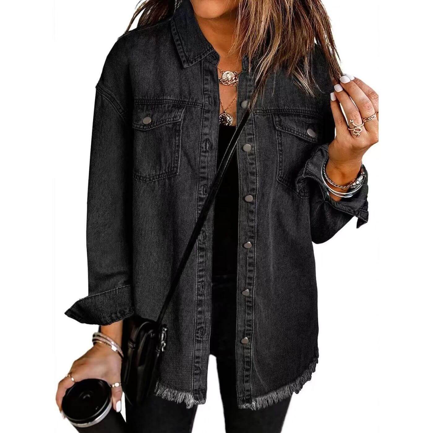 Naomi™ - Long Sleeve Denim Jacket