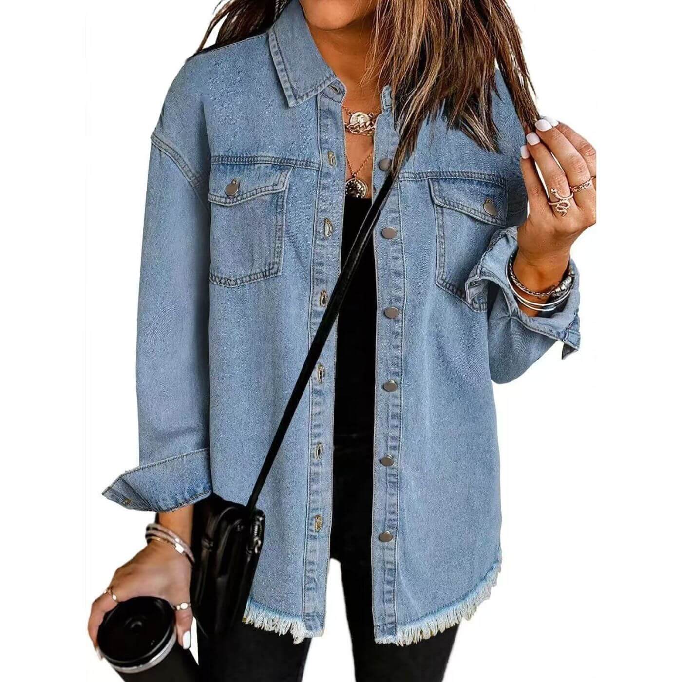 Naomi™ - Long Sleeve Denim Jacket