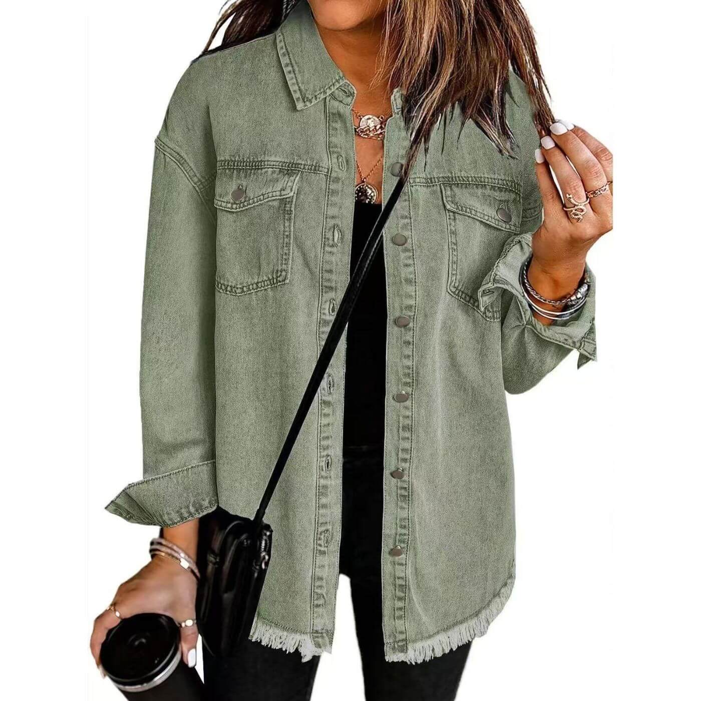 Naomi™ - Long Sleeve Denim Jacket