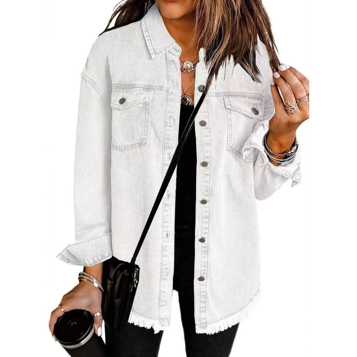 Naomi™ - Long Sleeve Denim Jacket