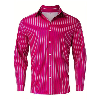 Nikolas™ - Stylish Striped Long Sleeve Shirt