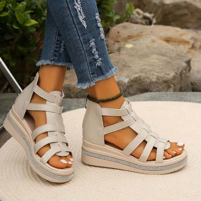 Penelope™ – Elegant Wedge Orthopedic Sandals