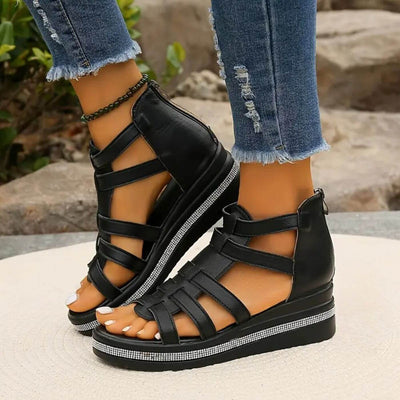 Penelope™ – Elegant Wedge Orthopedic Sandals