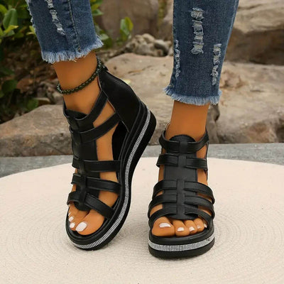 Penelope™ – Elegant Wedge Orthopedic Sandals