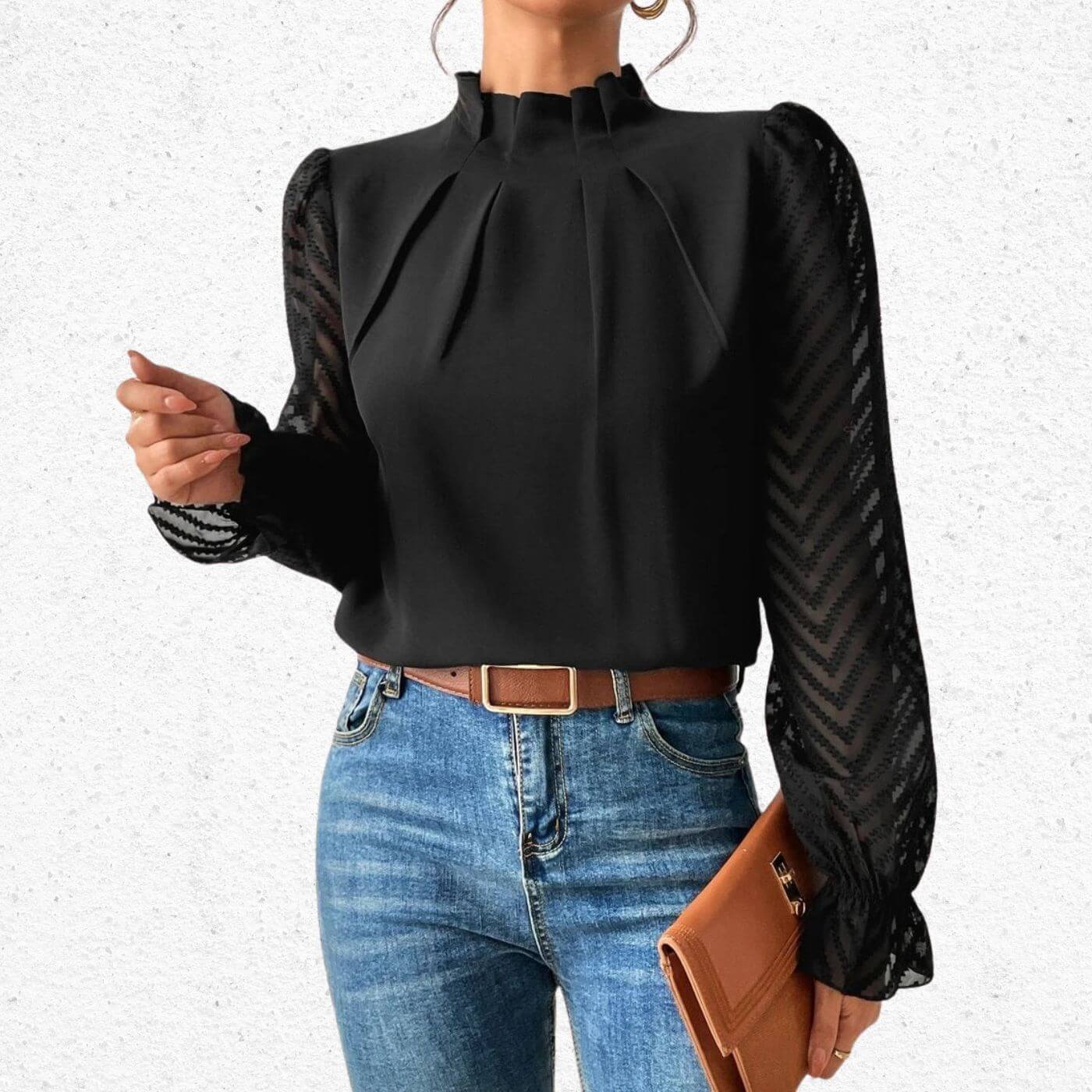 Rebekah™ - Elegant Long Sleeve Top