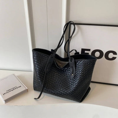 Riley™ - Luxury Woven Tote Shoulder Bag