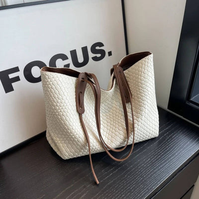Riley™ - Luxury Woven Tote Shoulder Bag