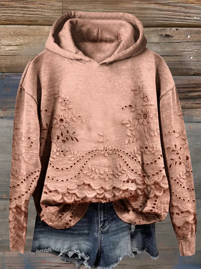 Mia | Hoodie with Floral Print