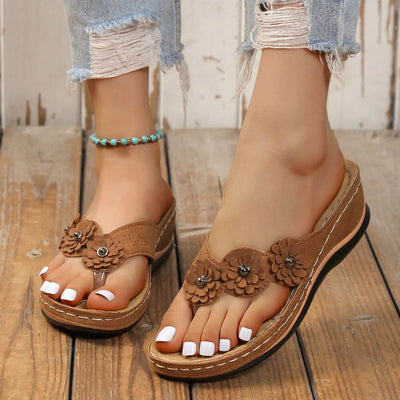 Shania™ – Comfortable Orthopedic Wedge Sandals