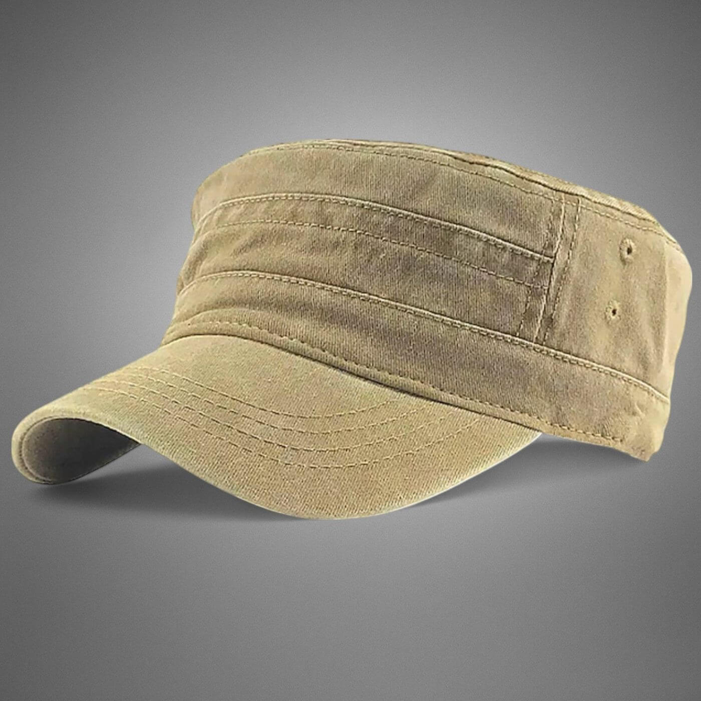 Spencer™ - Vintage Flat Top Cadet Cap