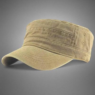 Spencer™ - Vintage Flat Top Cadet Cap