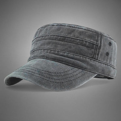 Spencer™ - Vintage Flat Top Cadet Cap