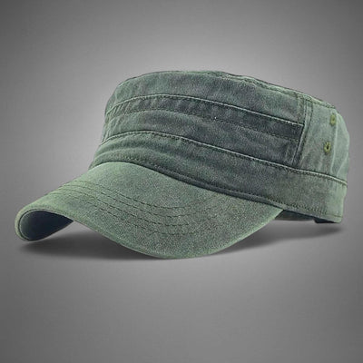 Spencer™ - Vintage Flat Top Cadet Cap